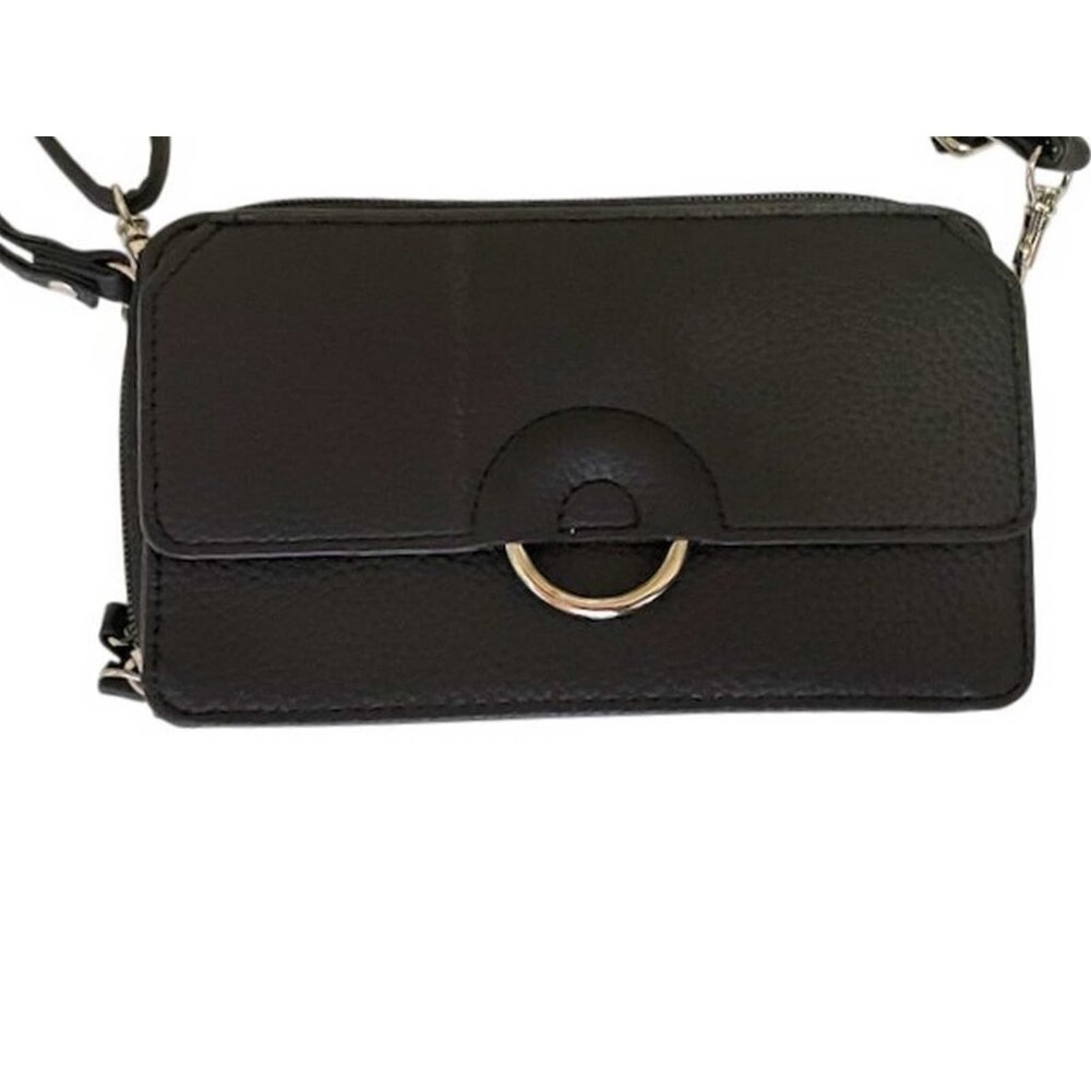Bueno Solid Zip Around Organizer Wristlet Crossbody (10-AL) - Picture 4 of 10